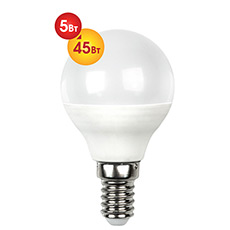 Энергосберегающая лампа Dialog G45-E14-5W-3000K